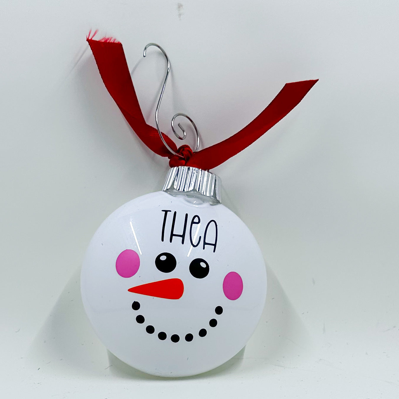 Personalized Snowman Ornament