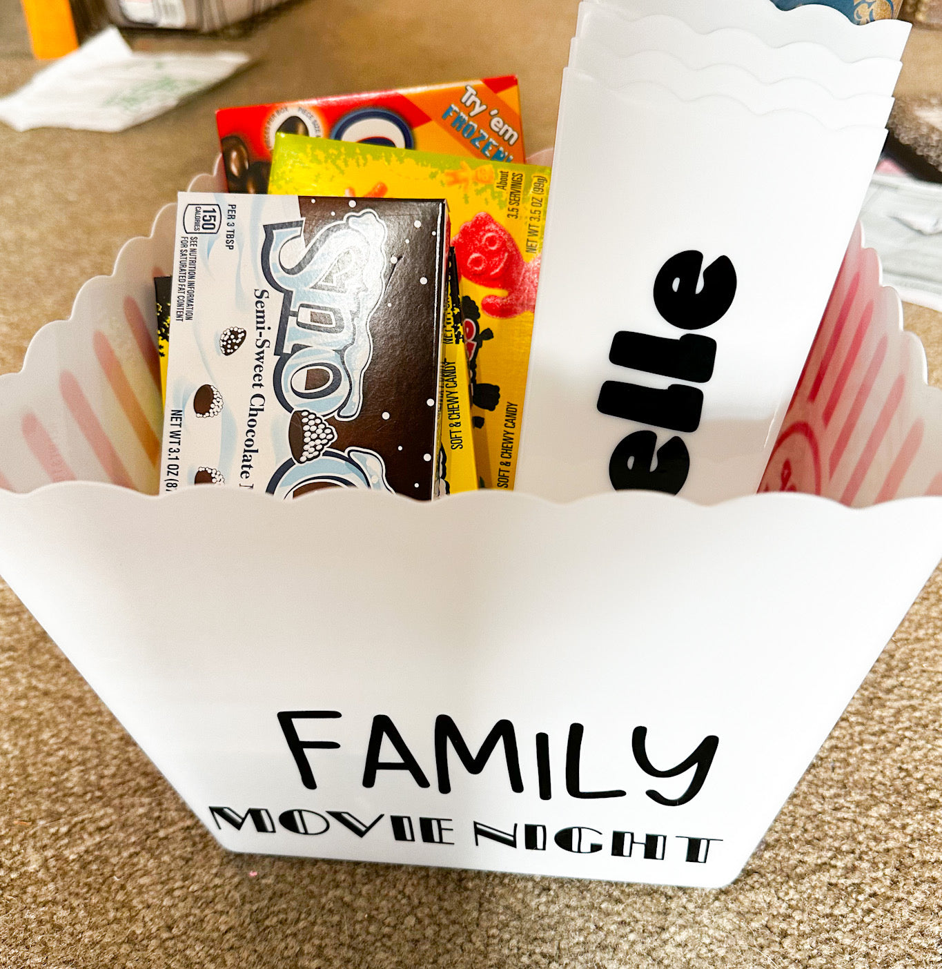 Personalized Family Movie Night Package