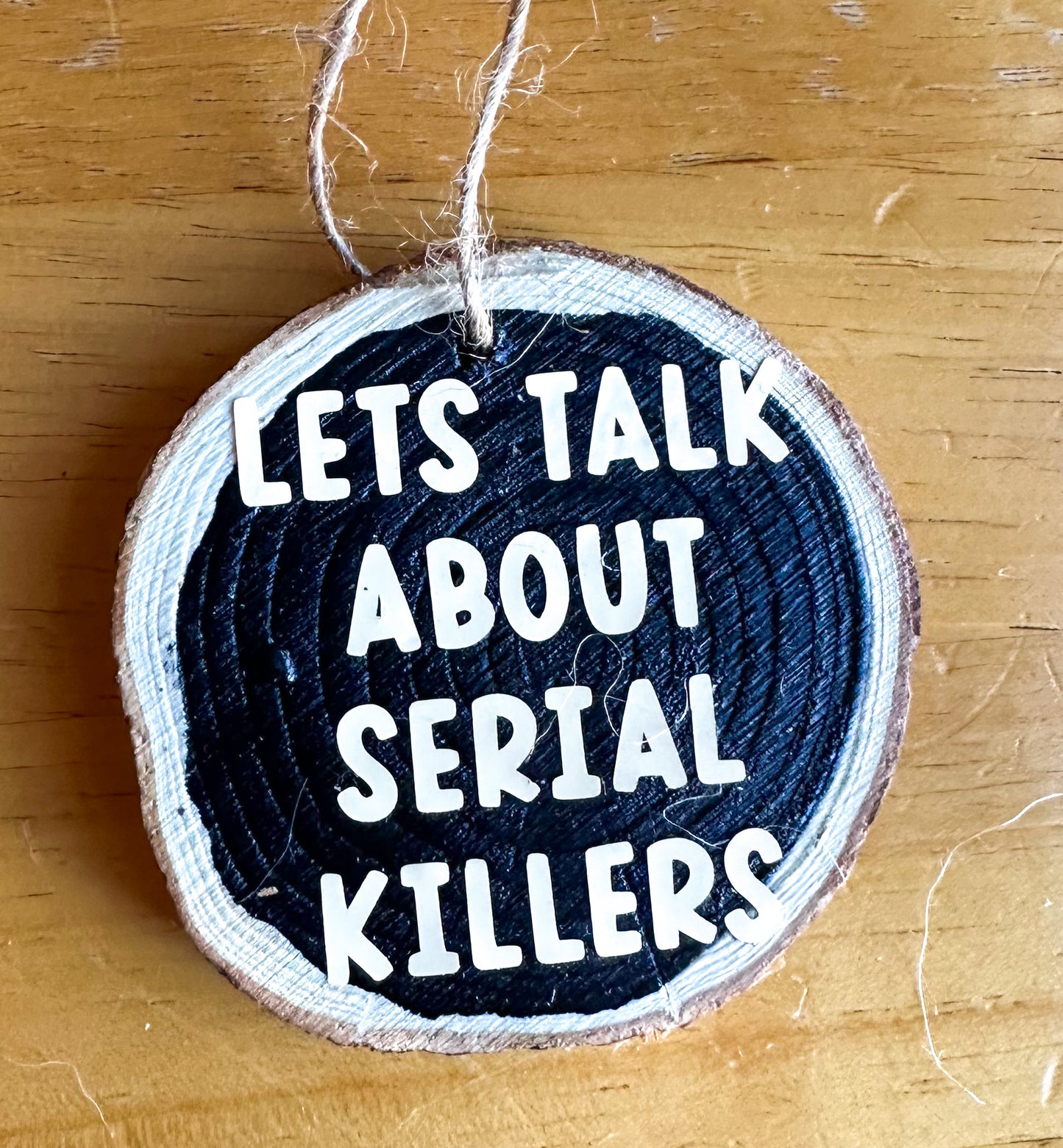 Let’s Talk About Serial Killers Ornament | True Crime Gift