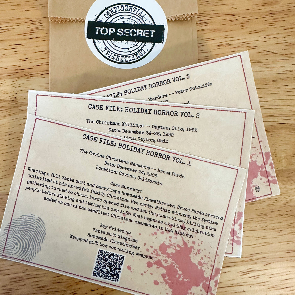 TRUE CRIME HOLIDAY BOX – SERIAL KILLER EDITION