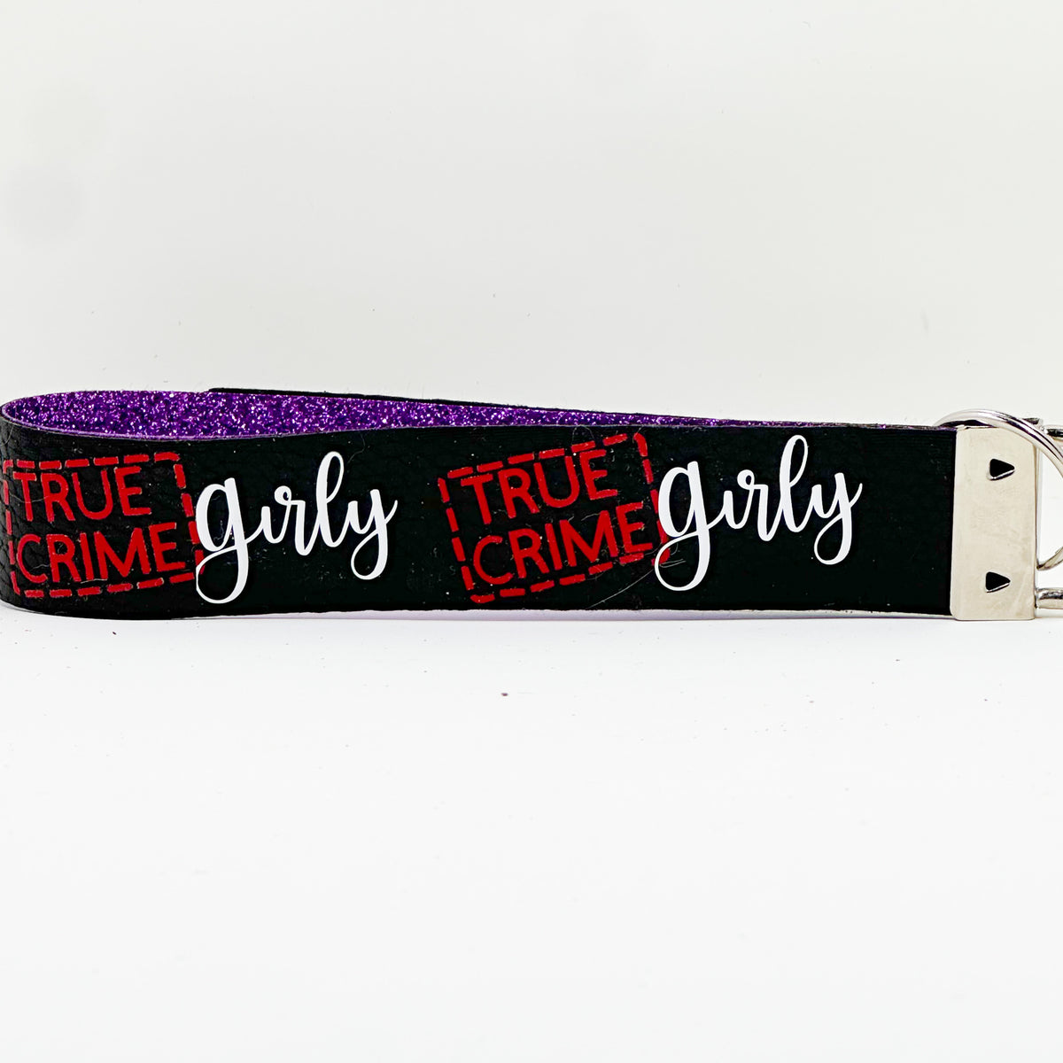 True Crime Key Wristlet – 1” x 6”
