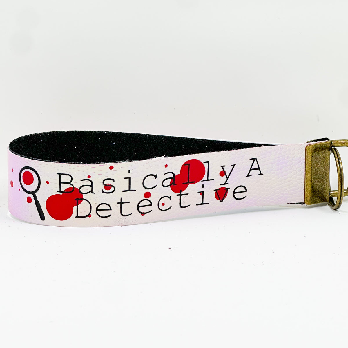 True Crime Key Wristlet – 1” x 6”