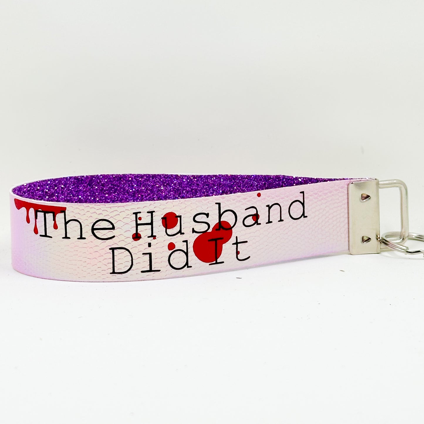 True Crime Key Wristlet – 1” x 6”