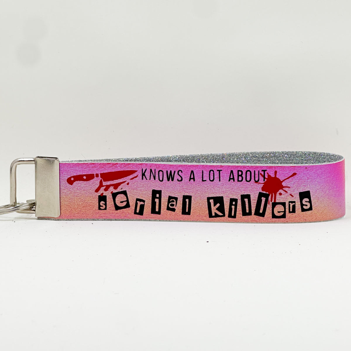 True Crime Key Wristlet – 1” x 6”