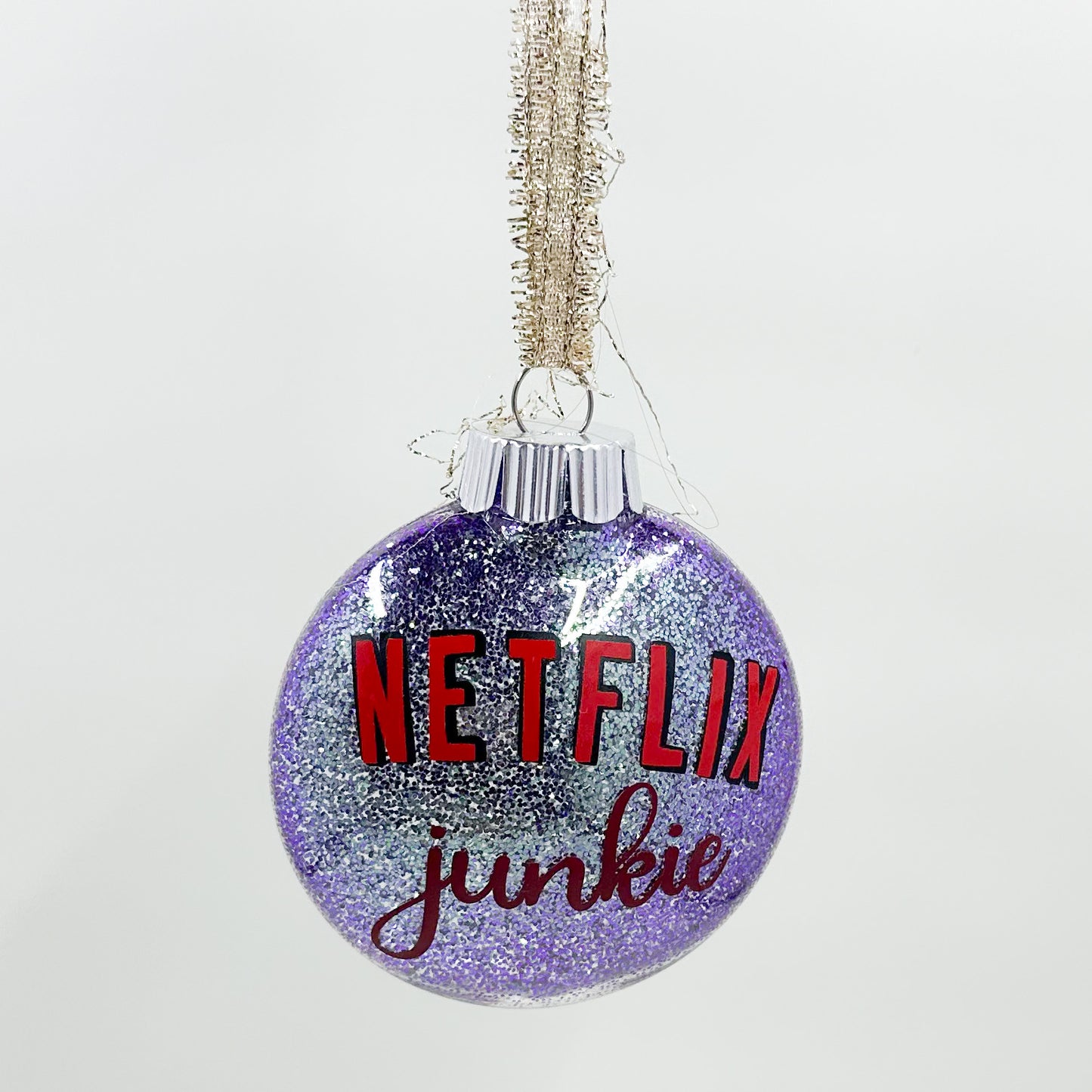 Netflix Junkie Christmas Ornament – Binge Watcher Holiday Decor