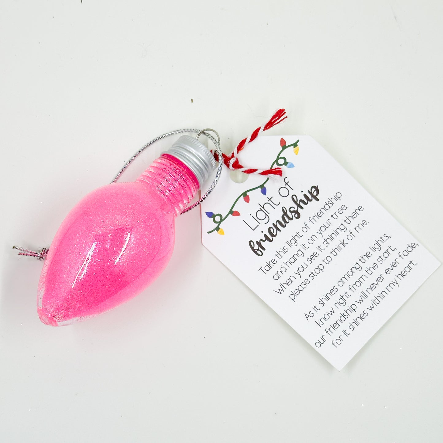 Light of Friendship Glitter Ornament