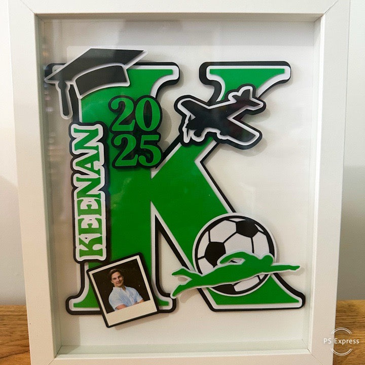 Personalized Graduation 3D Frame – Custom