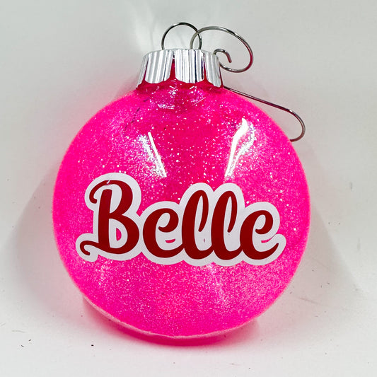 Pink “inspired” Ornament