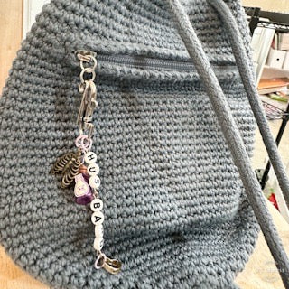 True Crime Husband Charm | Poison Bottle Purse Charm & Keychain Accessory