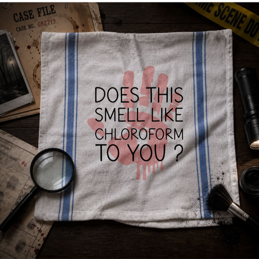 Does This Smell Like Chloroform To You Funny Kitchen Towel