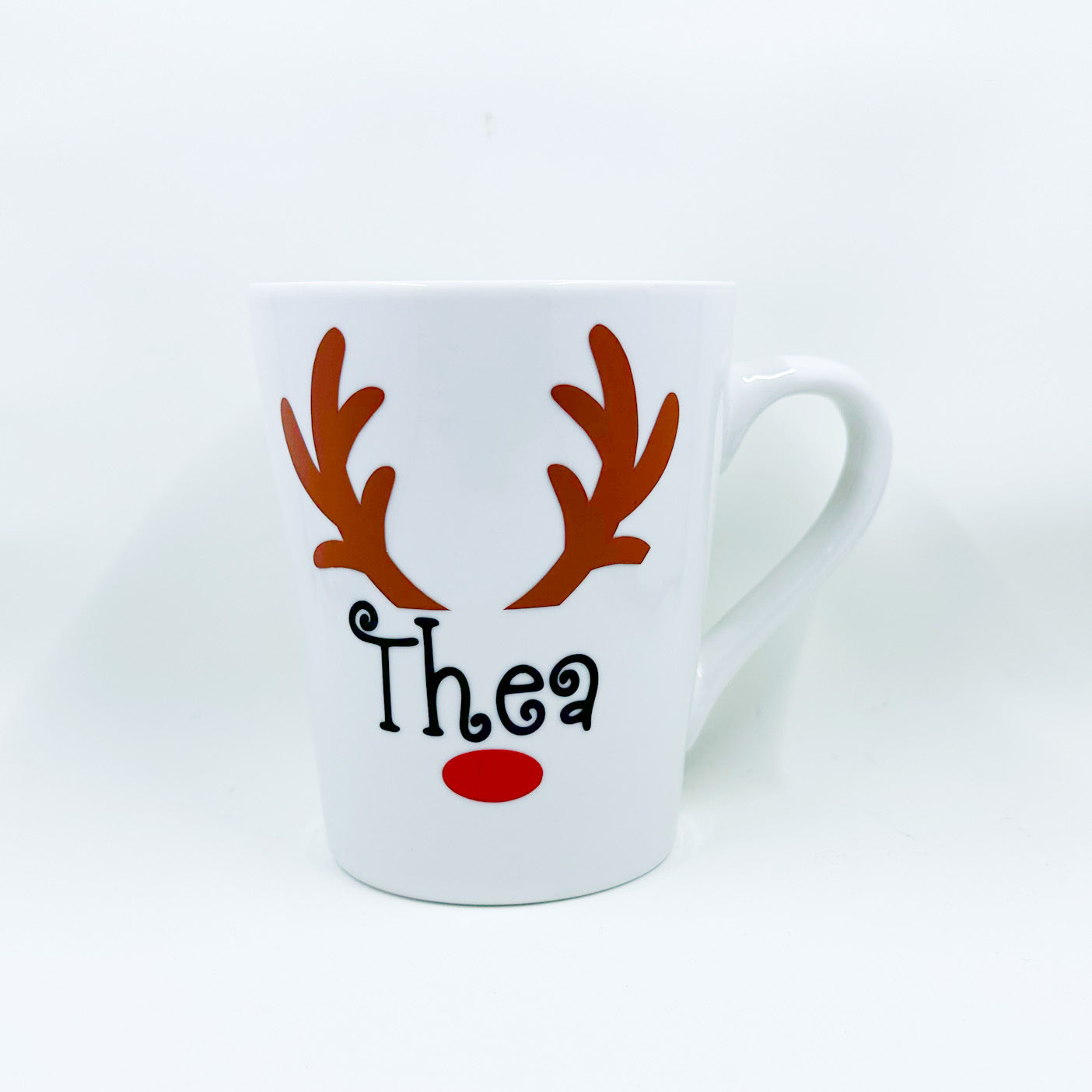 Personalized reindeer mug 