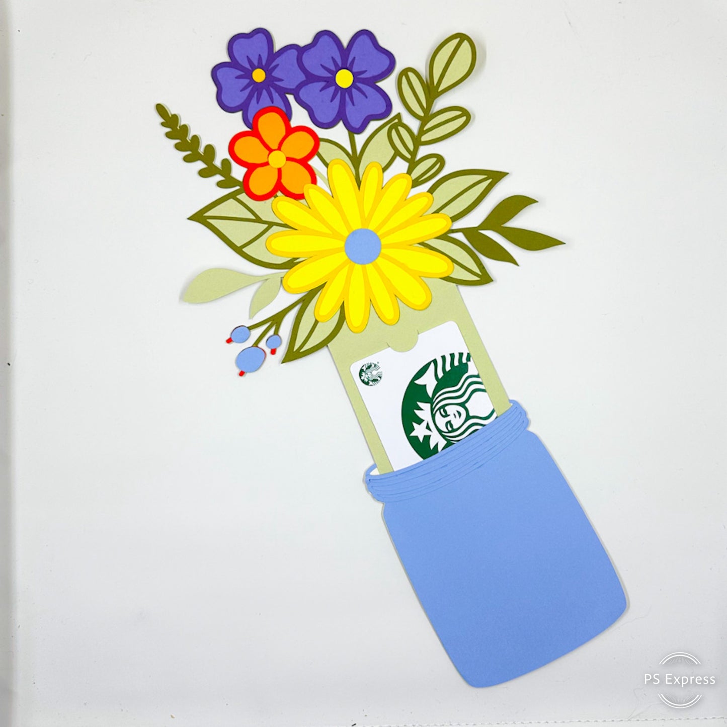 Flower Gift Card Holder