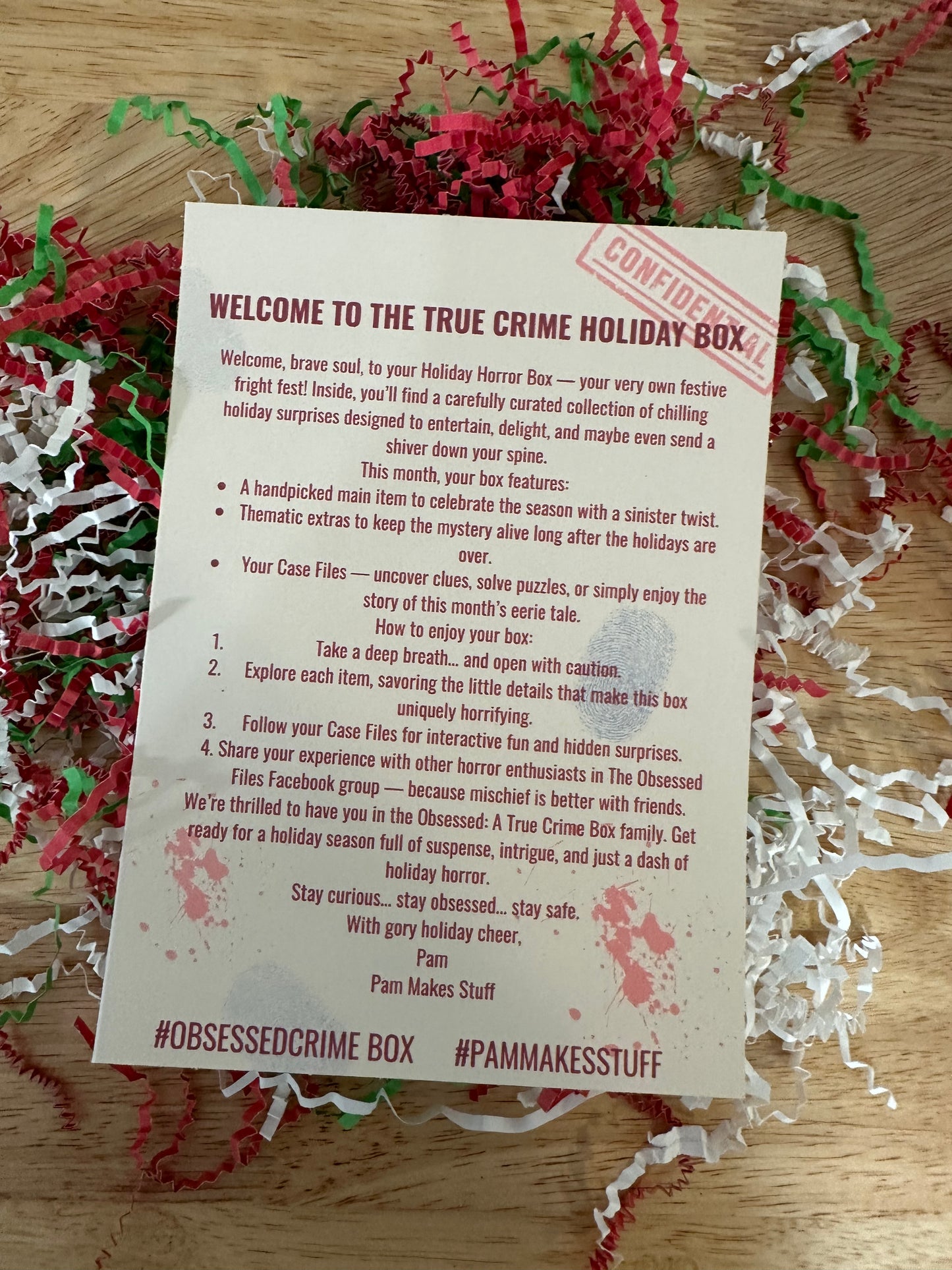 TRUE CRIME HOLIDAY BOX – SERIAL KILLER EDITION