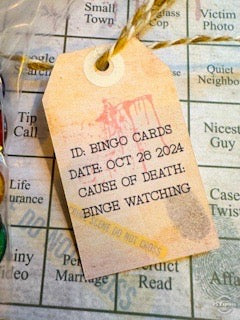 True Crime TV Bingo Set – Game Night for Armchair Detectives