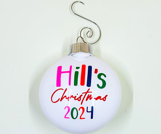 Personalized Family Ornament