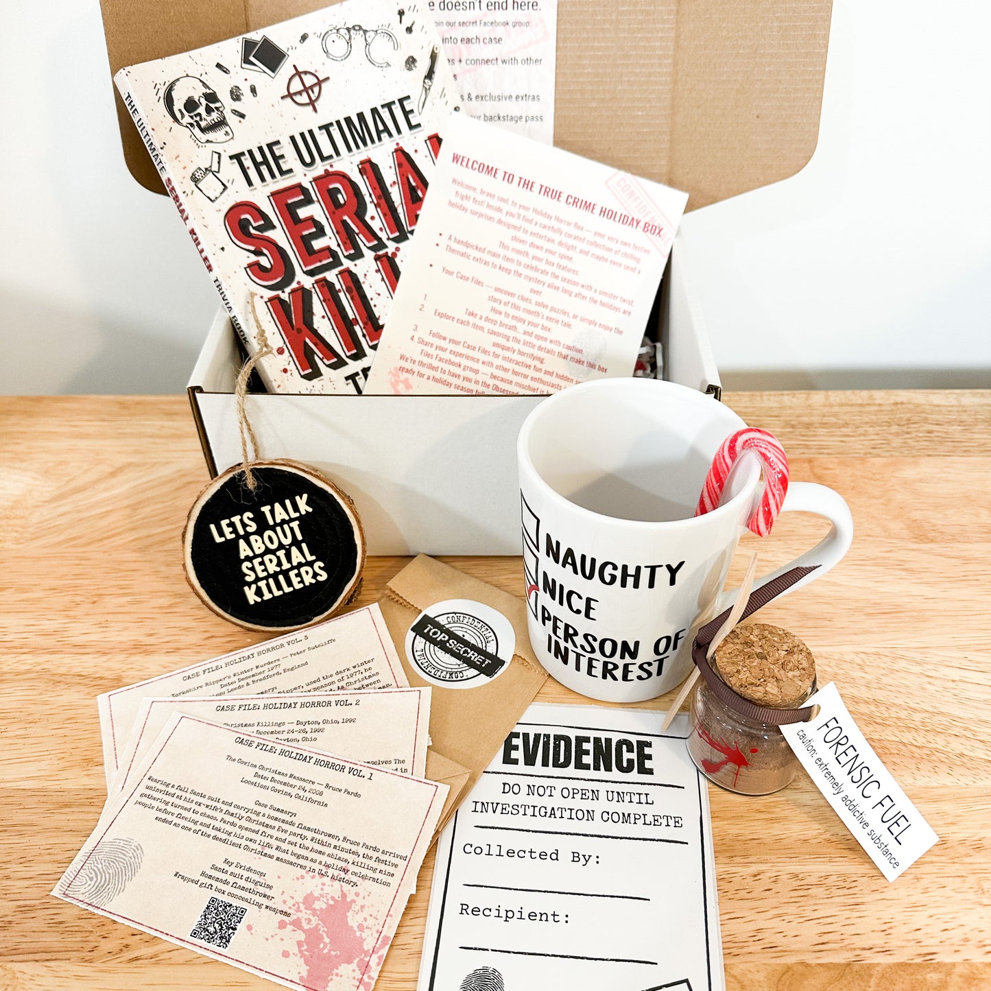 TRUE CRIME HOLIDAY BOX – SERIAL KILLER EDITION
