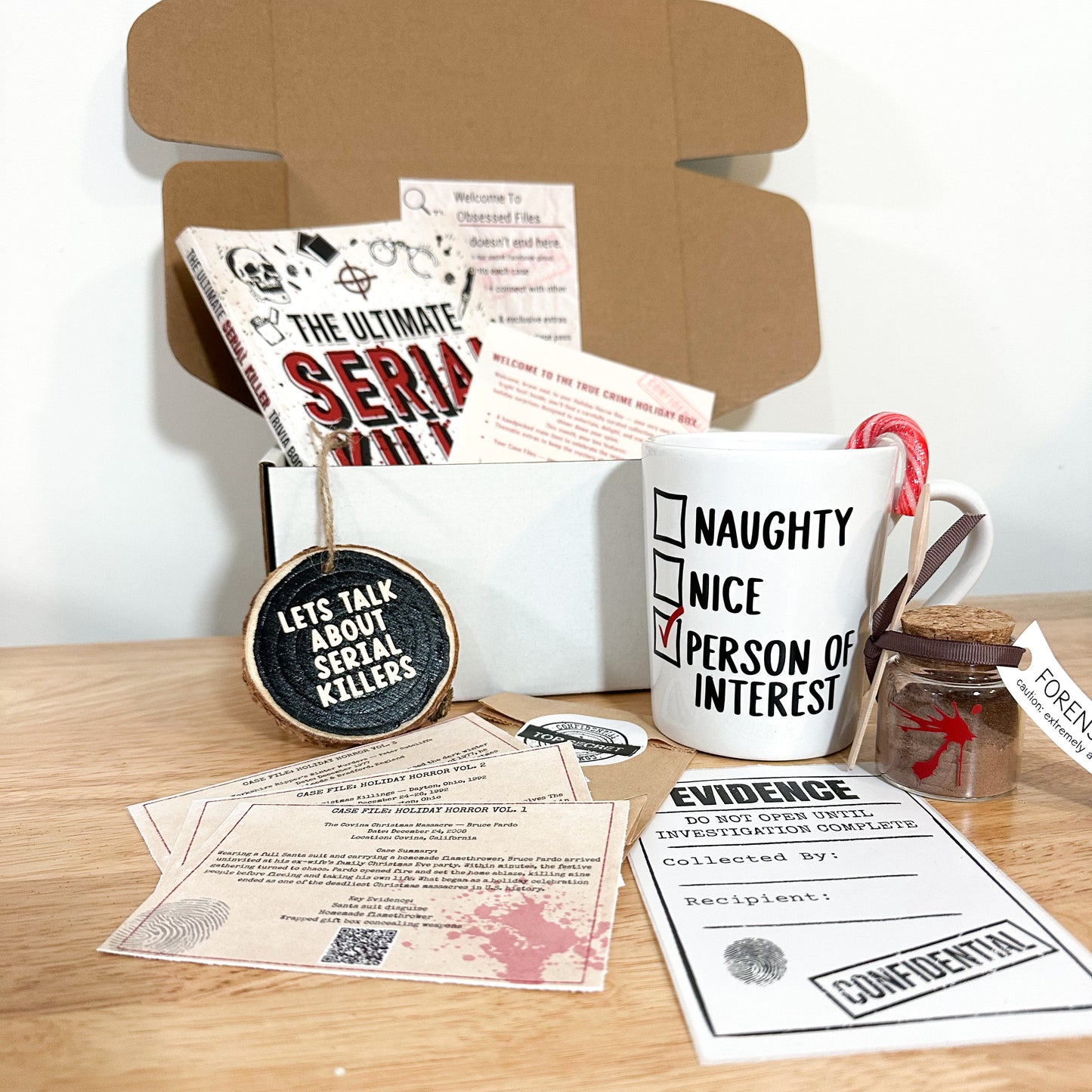 TRUE CRIME HOLIDAY BOX – SERIAL KILLER EDITION