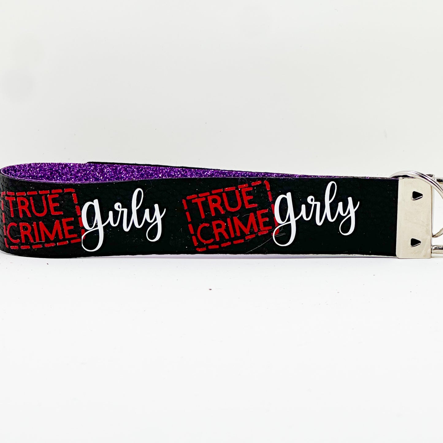 True Crime Key Wristlet – 1” x 6”