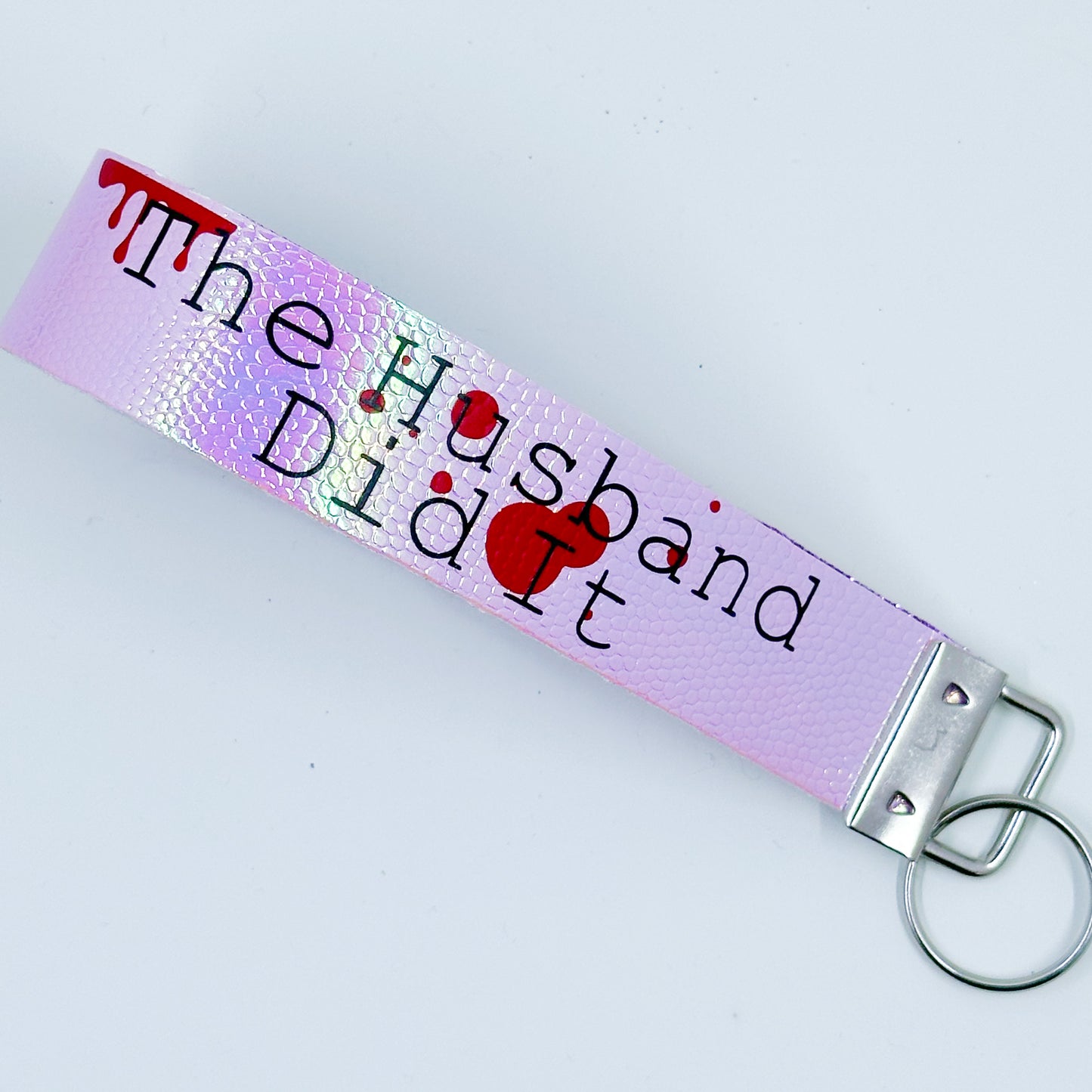 True Crime Key Wristlet – 1” x 6”