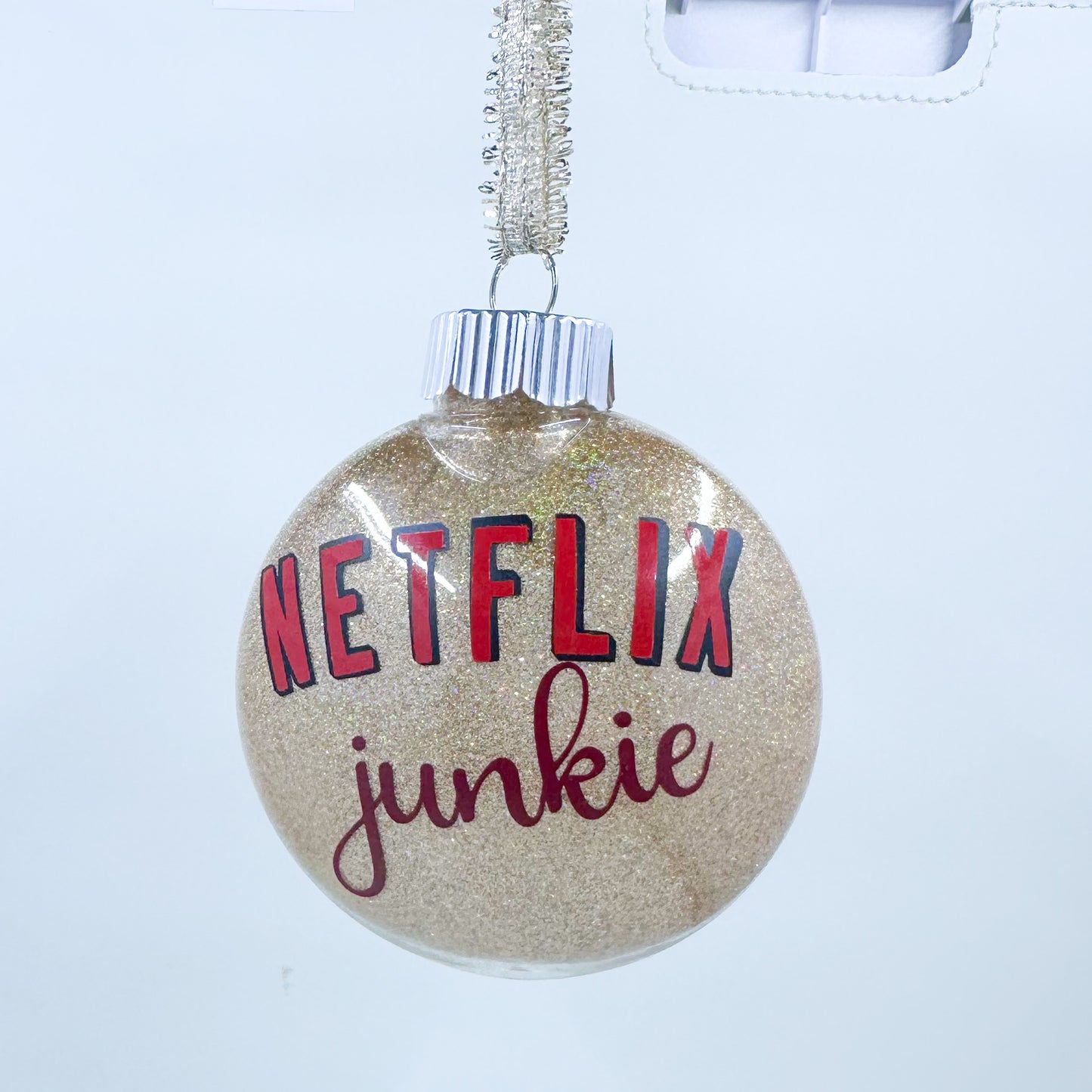 Netflix Junkie Christmas Ornament – Binge Watcher Holiday Decor