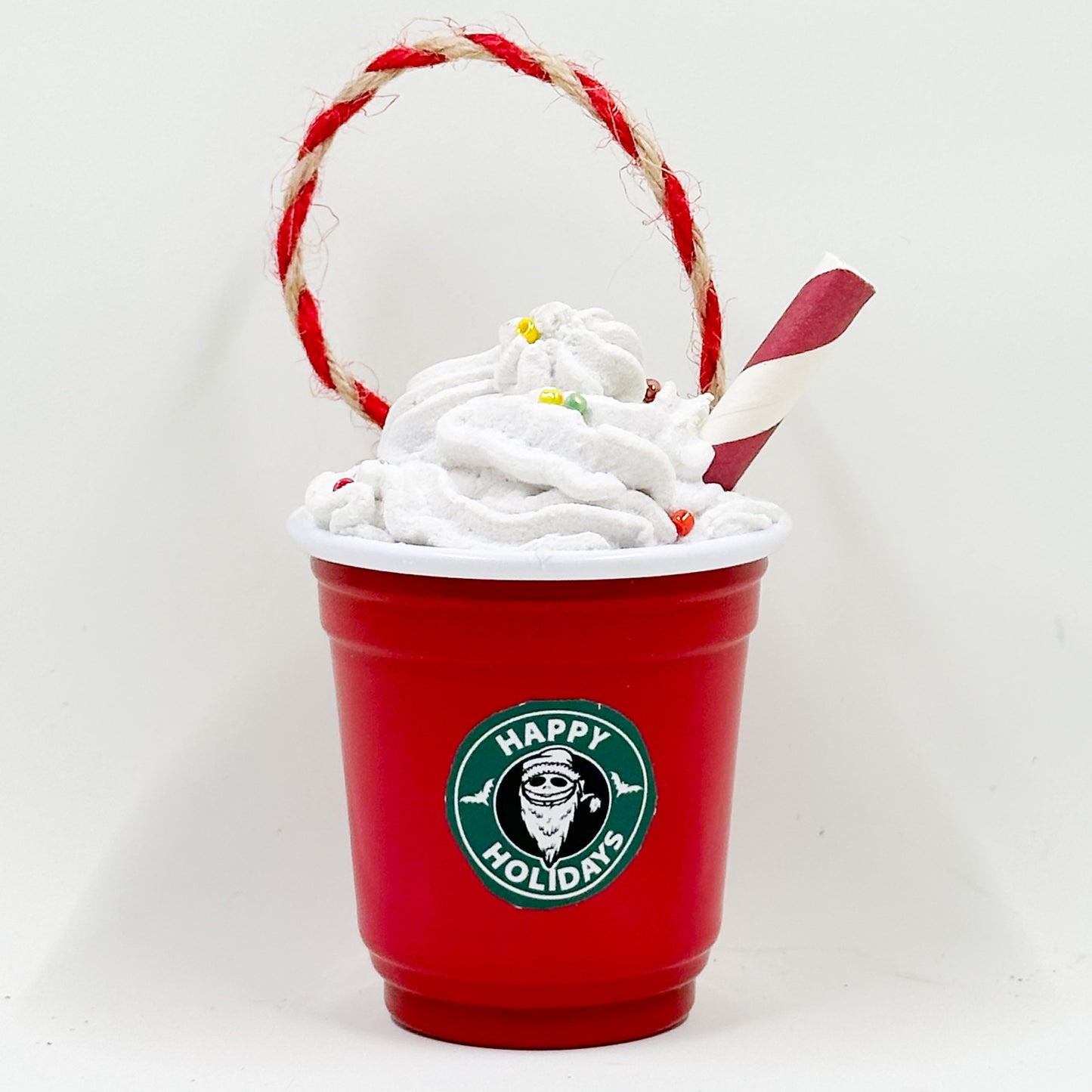Mini Holiday Coffee Cup Ornament
