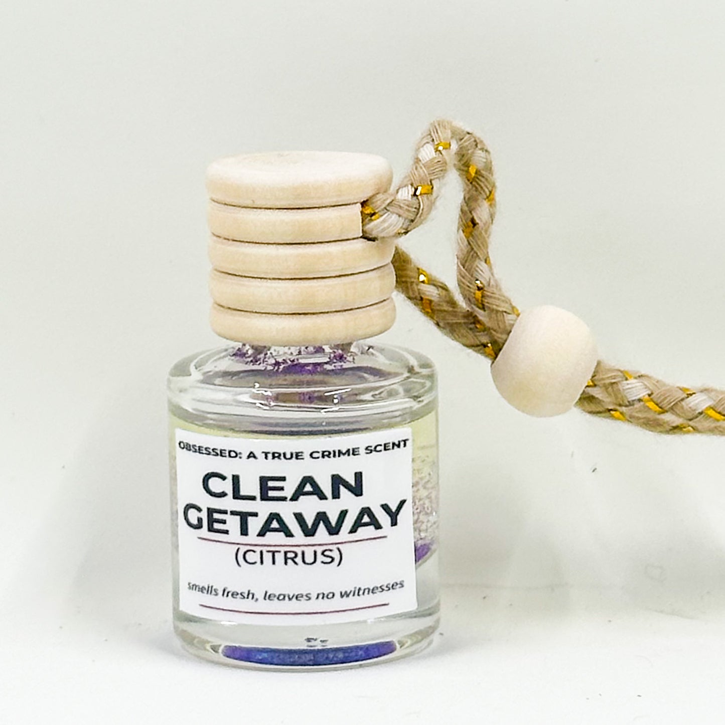 Clean Getaway – True Crime Car Diffuser (Citrus Sunshine)