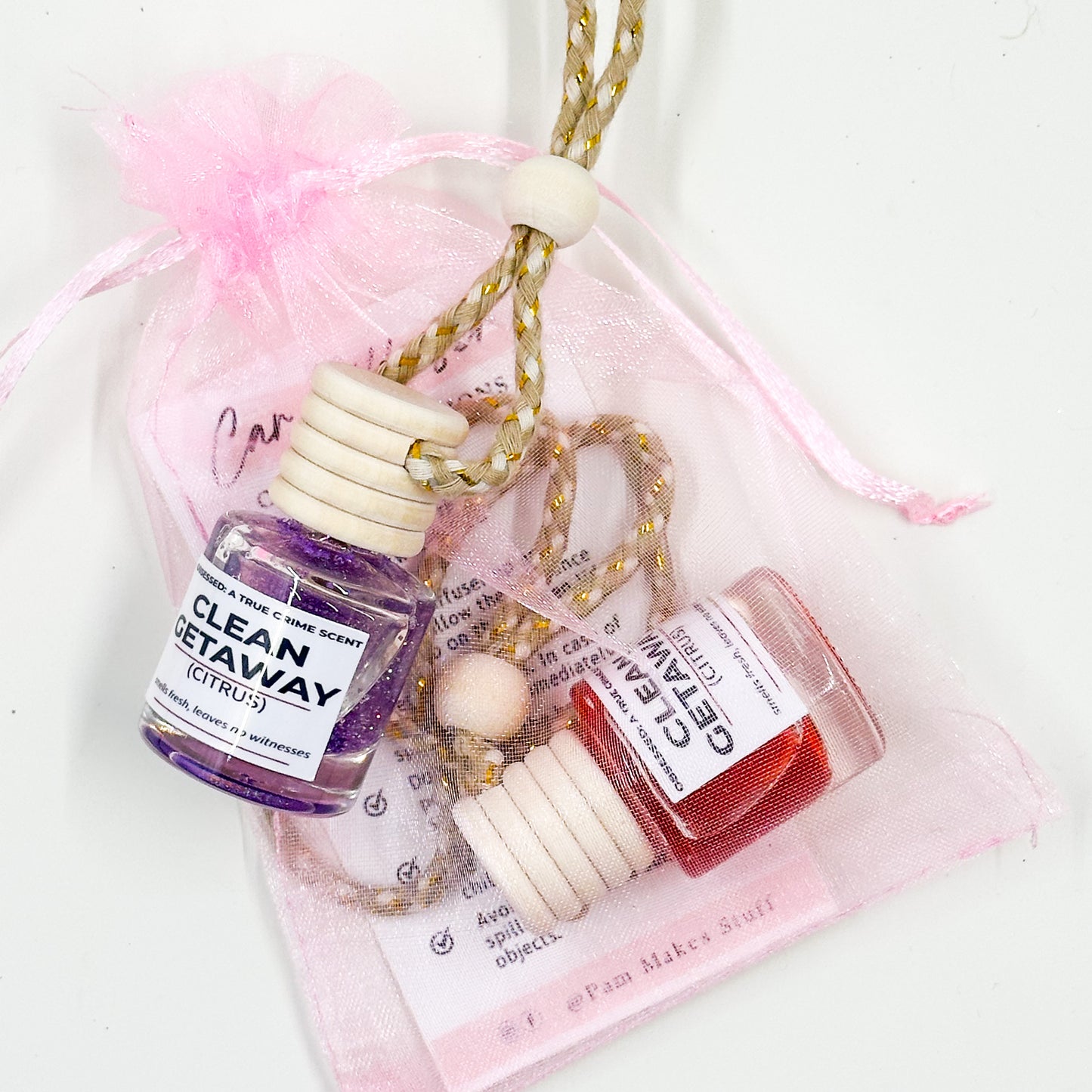 Clean Getaway – True Crime Car Diffuser (Citrus Sunshine)