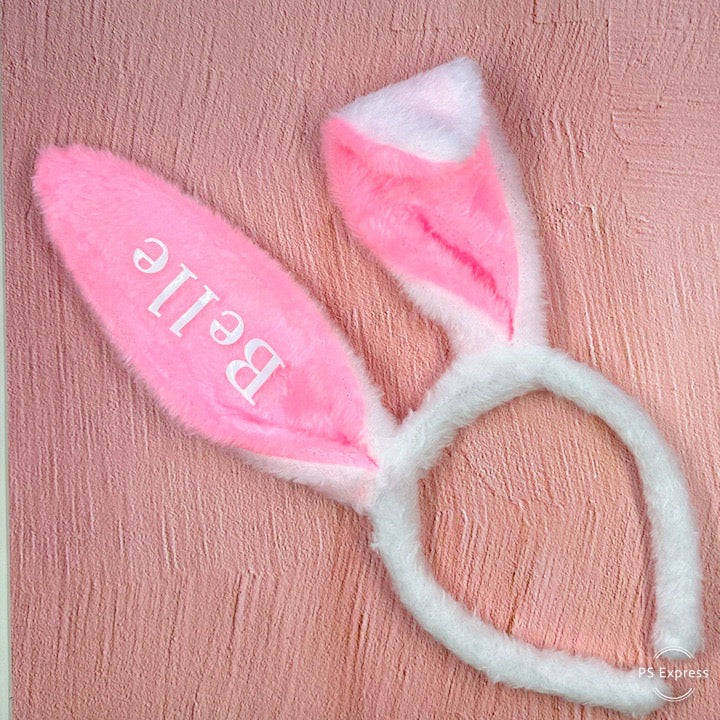 Custom Bunny Ears Headband – Personalized Easter Gift for Kids