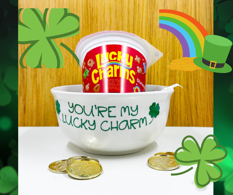 Lucky Charm Cereal Bowl
